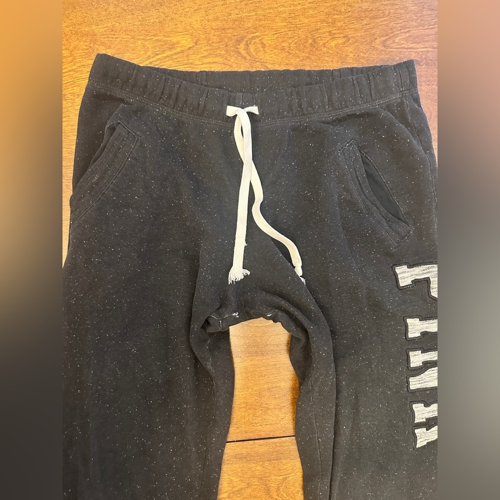 Black PINK Sweatpants with White Logo - Picture 4 of 5